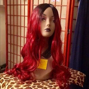 LAST ONE. NWT Long Wig Long Curls n Free Hair Cap